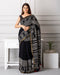 Alyssa Handblock Mul-mul Saree with Blouse